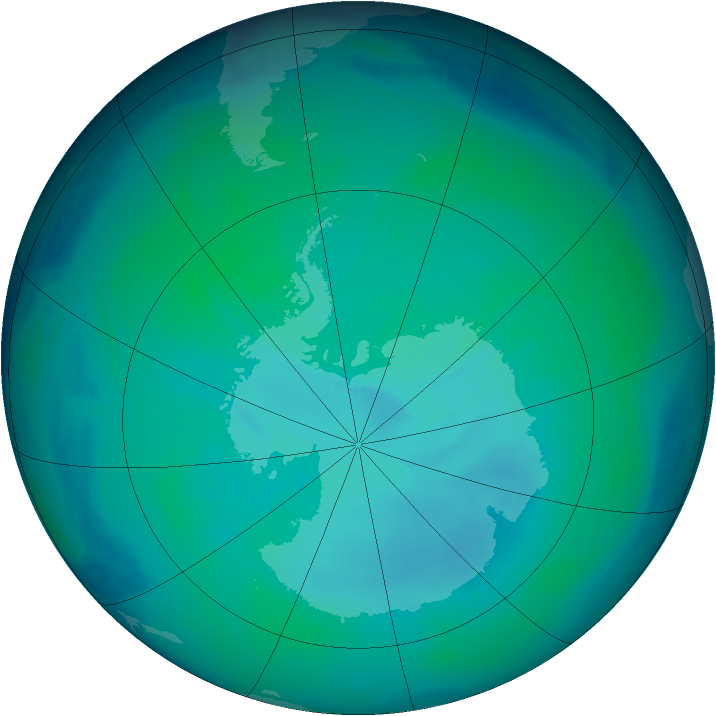 Ozone Map 2006-12-26